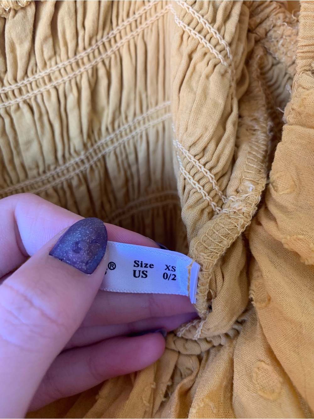 Smocked Puff-Sleeve Maxi Dress in Mustard Yellow - Picture 3 of 10